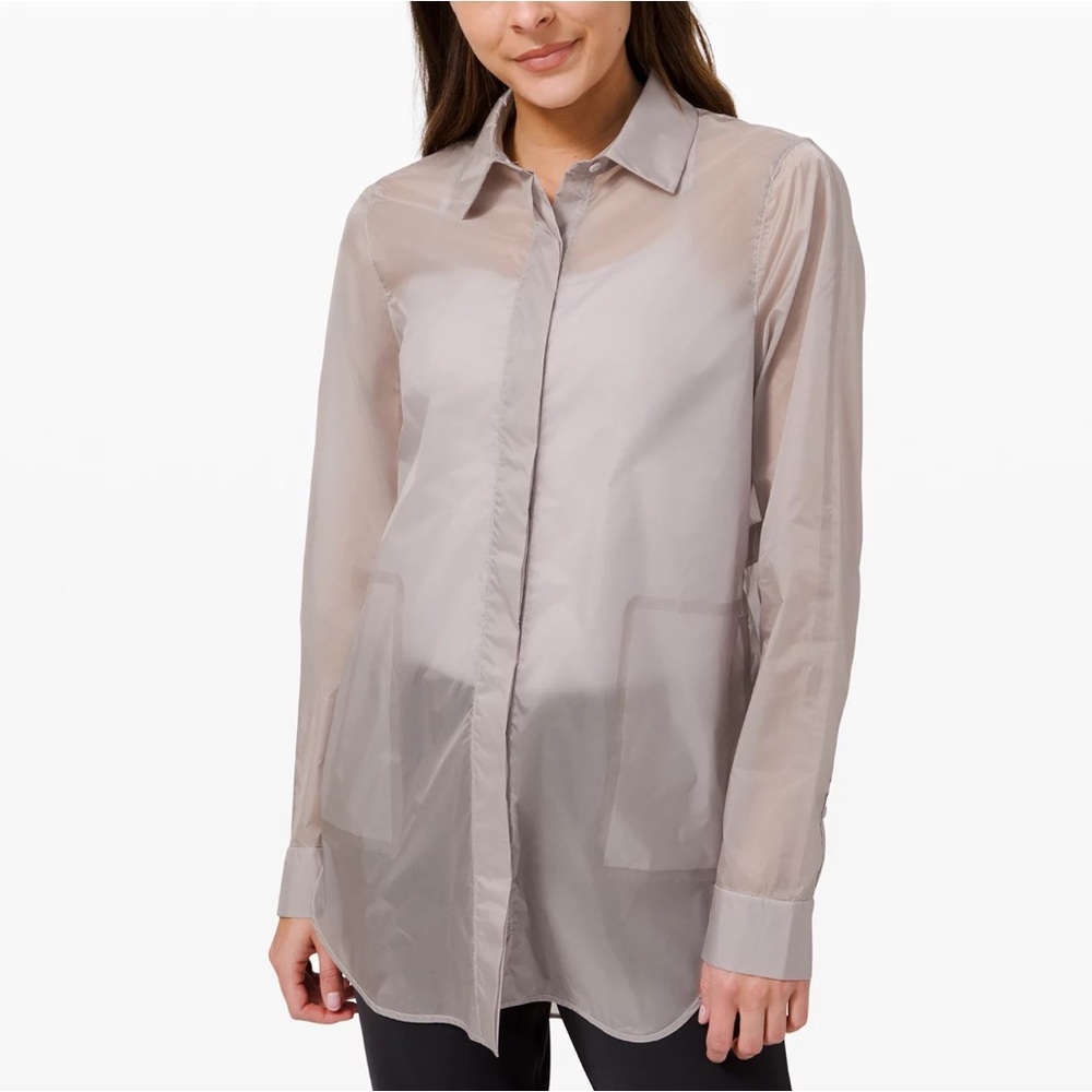lululemon athletica Sheer Gray Utility Jacket